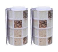 FIXOSHEE 2 Rouleaux Bordures à Carreaux Autocollantes PVC pour Tableau Affichage Auto-adhésifs Résistants pour Encadrement de Panneaux École et Bureau Décoration Murale Polyvalente