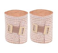 FIXOSHEE 2 rouleaux Élastique de Compression Bande Respirante Légère pour Sport Protection et Contention Musculaire Maintien Uniforme pour Chevilles Épaules Jambes