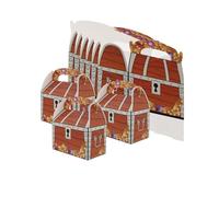 FIXOSHEE 20 Pièces Boîtes à Papier Épais Portables pour Pâtisseries et Desserts Résistantes et Faciles à Plier pour Transport et