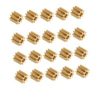 FIXOSHEE 20 pièces Engrenage Cuivre Dents Pignon Moteur Petit Modulus pour Drone Robot Modèle Télécommandé