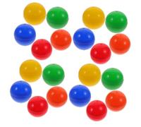FIXOSHEE 20 Pièces Lot de Boules Colorées de Loterie Plastique Boules de Tennis de Table Creuses pour Jeux de Fête et Tirage Au Sort Accessoires Ludiques et Décoratifs