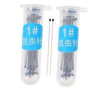 FIXOSHEE 200 pièces Aiguilles Entomologie Inoxydables pour Collection et Dissection Assortiment Variées Kit pour Laboratoire Écoles et Amateurs