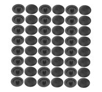 FIXOSHEE 200 pièces Cache Vis Plastique Noir Décoratif pour Vis à Couvre Têtes Cruciformes Faciles à Installer Protection pour Meubles Étagères et Supports
