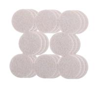 FIXOSHEE 24 pièces Patins Feutre Auto-adhésifs pour Meubles Ronds de Chaise et Table de Bruit et Protection Sols Durs Coussinets Épais Feutre Résistant