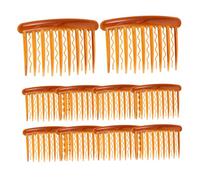 FIXOSHEE 24 Pièces Peignes à Cheveux Latéraux Droits Plastique Dents Solides pour Voile de Mariée Fixation Sûre pour Fines Accessoires Élégants pour Femmes Lors de Mariages et Événements