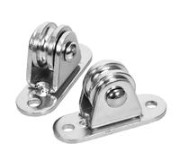 FIXOSHEE 2ensembles Poulie à Câble Poulie Simple Roue De Remorquage Suspendue Système De à Câble Fixation De Passage De Fils