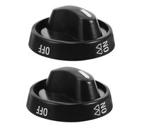 FIXOSHEE 2pièces Boutons De Cuisinière à Gaz Lot De Remplacement Pour Four Barbecue Et Plaque De Cuisson Plastique Boutons De Rechange