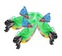 FIXOSHEE 3 pièces Bain Bateau à Remonter Forme de Voilier Flottant pour Garçon Fille Garçon Fille Jeux Piscine