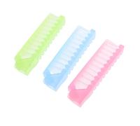 FIXOSHEE 3 pièces Brosse à Cheveux Pliable Anti-statique Peigne Compact pour Sac à Main Brosse de Massage Portable pour Coiffage Quotidien