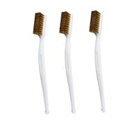 FIXOSHEE 3 pièces Brosses de Nettoyage pour Buse Imprimante Lot de Outils à Fil de Cuivre pour Élimination de Rouille et Résidus de Soudure Accessoires de Maintenance Industrielle
