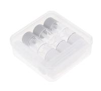 FIXOSHEE 3 pièces Étui Lentilles Contact Transparent avec Pince à Épiler et Flacon Boîte Rangement Portable et Étanche pour Lentilles de Voyage et Soins Oculaires