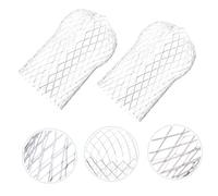 FIXOSHEE 3 pièces Filtre de Gouttière Acier Inoxydable Grillage de Protection Extensible Garde Drain pour Toit et Tuyau de Descente Anti-obstruction pour Gouttière et Drainage Extérieur