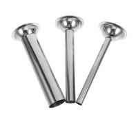 FIXOSHEE 3 Pièces Lot de Tubes Acier Inoxydable pour Machine à Saucisse Remplissage Manuel de Saucisses et Farce Viande Accessoire Cuisine pour Charcuterie Maison