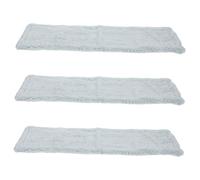 FIXOSHEE 3 pièces Microfiber Mop Pads Éponge Réutilisables Absorption et Douceur Tissus de Rechange pour Balais Spray Nettoyage sans Rayures Vert