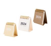 FIXOSHEE 3 Pièces Mini Calendar Of Small Desk Calendars For Office And Home Portable Daily Use With Chic Design For Efficient Monthly Planning
