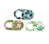 FIXOSHEE 3 pièces Protection de Confidentialité Webcam Motif Floral Couvercle Coulissant Ultra Fin pour Ordinateur Portable Tablette et Smartphone Anti-espionnage et Sécurité Privée