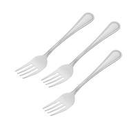 FIXOSHEE 3 pièces Set de Fourchettes à Dessert Compactes Fourchettes Fruits et Gâteaux pour Apéritif Pique et Réceptions