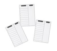 FIXOSHEE 3 Pièces Tableau Magnétique Réfrigérateur Effaçable Tableau Planning Semaine Pratique Surface Lisse et Résistante pour Bureau et Cuisine