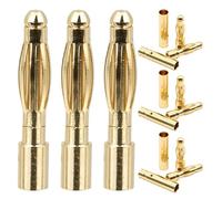 FIXOSHEE 30 Paires Connecteurs De Bouchons De Banane Maquette Adaptateur De Remplacement Golden