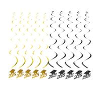 FIXOSHEE 30 Pièces Décorations Suspendues de des Diplômes avec Chapeaux de Remise pour Plafond de Classe Papier et Plastique Facile à Installer Décorations de Fête de Graduation