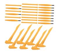 FIXOSHEE 30 pièces Kit Fouilles Archéologiques Dinosaure avec Marteau Burin et Pinceau Plastique Outil Paléontologue Garçon Fille pour Découverte Scientifique et Creusement Fossiles