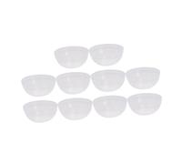 FIXOSHEE 30pièces Bol à Masque Transparent Antichute Pvc Bols De Beauté Multifonctions Pour Soins Visage Mélange De Masques Faciaux Et Produits Capillaires Usage Domestique Et Salon