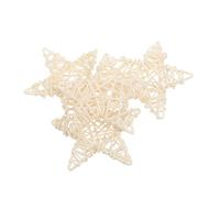 FIXOSHEE 4 Pièces Animaux Rotin Résistant et Attrayant pour Nettoyage des Dents et Jeu des Petits Animaux comme et Hamsters