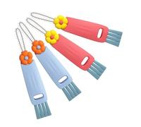 FIXOSHEE 4 Pièces Brosse De Nettoyage Brosse Plate Pour Espace De Bouteille Couvercle Pinceau Pour Détails De Bouteilles Pour Nettoyage Pp