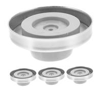 FIXOSHEE 4 pièces Butee Porte Murale Acier Inoxydable et Caoutchouc Protection Anti-collision Silencieuse pour Poignée et Mur pour Intérieur Facile à Installer Prévention Porte Qui Claque