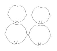 FIXOSHEE 4 pièces Clips de Fixation pour Éclairage Encastré Acier Manganèse Clips à Ressort Durables pour Spots et Anneaux Retenue Lampe pour Downlights et Spots