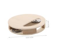 FIXOSHEE 4 Pièces Kit Diy Maracas Bois Naturel à Peindre pour Bébés Instruments Montessori de Développement Sensoriel Jouets Éducatifs pour Nouveaux et Tout Petits