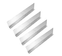 FIXOSHEE 4 pièces Lot de Protège-gouttières Fer Durables Déflecteurs Anti-éclaboussures pour Toit Divertisseurs de Pluie pour Gouttière Protection les Dégâts Eau