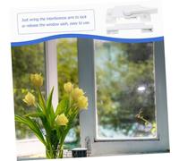 FIXOSHEE 4 Pièces Lot Verrous à Came pour Fenêtres Coulissantes Serrures de Sécurité de Zinc Verrous Robustesse pour Fenêtres à Glissière Simple et Double Usage Domestique et Bureau