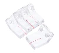 FIXOSHEE 4 pièces Loupe de Précision pour Scie à Table Fixation Double Trou Stable Loupe Grossissante pour Outils de Menuiserie Compacte et Portable pour Travaux Détaillés Bois