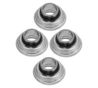 FIXOSHEE 4 Pièces Roulements de Direction Acier pour Remplacements Gris Installation Facile et Guidage pour de Déambulateur