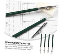 FIXOSHEE 4 pièces Stylo Règle à Ligne Ajustable pour Dessin Outil de Trait Droit Pratique pour Artistes de Stylos de Masquage et Règle Accessoires de Peinture Polyvalents Couleur Aléatoire