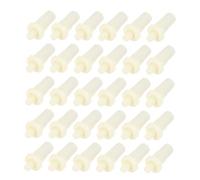 FIXOSHEE 40 Pièces Goupilles de Retenue Plastique pour Réparation de Volets Axes Télescopiques à Ressort Abs Kit de Remplacement et Facile à Installer pour Meubles et Volets Blanc