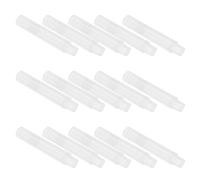 FIXOSHEE 40 Pièces Transparent Chalk Holders Anti-dust Protection Portable Chalk Sleeves For Teachers Classroom And Office Supplies