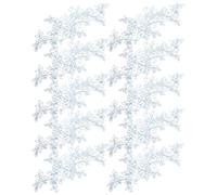 FIXOSHEE 5 Paires De Fleurs En Dentelle À Sequins Pour Mariage Décorations De Vêtements Broderies Appliques Pour Robe De Mariée Fond En