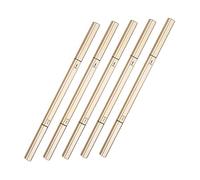 FIXOSHEE 5 pièces Crayon Sourcils Double Embout avec Brosse Maquillage Naturel Longue Tenue Crayons Sourcils Foncé Assortis Usage Professionnel et Personnel