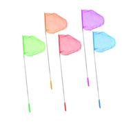 FIXOSHEE 5 Pièces Filets Attrape-Insectes Garçon Fille Filets de Télescopiques Colorés Outils Extérieurs Sûrs et Durables pour Exploration Nature Garçons Filles Couleur