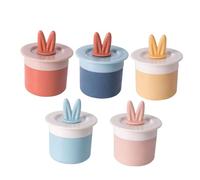 FIXOSHEE 5 Pièces Lot de Bouteilles Mousseuses Manuelles pour Visage et Bain Distributeur de Simple et Portable Accessoire de Nettoyage Facial Compact et Facile à Nettoyer Compatible pour