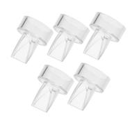 FIXOSHEE 5 pièces Lot de Valves Bec Canard Silicone pour Pompe à Lait Électrique et Manuel Compatible Accessoires Tire Lait Surface sans Bavures Usage Sûr et Confortable