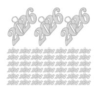 FIXOSHEE 50 Breloques Décoratives Pour Les Fêtes Breloques De Noël Pour La Création De Bracelets Dorées Et Argentées Pour La Remise De Diplômes Pour