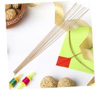 FIXOSHEE 50 Pièces Bamboo Kite Support Strips for DIY Craft Projects Flat Unfinished Bamboo Sticks Light Poles for Kite Making and Lantern Craft Supplies