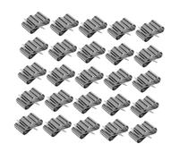 FIXOSHEE 50 pièces Clips de Câbles avec Rivet Barbé pour Fixation de Fils de Remorque et Câbles Photovoltaïques Robustesse et Protection Disolation