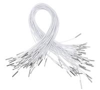 FIXOSHEE 50 Pièces Élastiques Ronds pour Chapeaux et Masques Corde de Fixation Élastique DIY Remplacement Cordon pour Hoodies Barbes Lisses sans Bords Tranchants Kit Polyvalent pour Âges