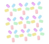 FIXOSHEE 50 pièces Plastique Vides Capsules Transparentes Réutilisables pour Distributeur Automatique et Cadeaux Boîtes à Remplir pour Fête et Stockage