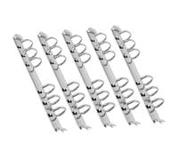FIXOSHEE 5Pièces Mécanisme de Classeur avec Anneaux Métalliques Kit de Remplacement pour Carnet et Planificateur pour DIY et Organisation de Documents