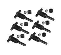 FIXOSHEE 6 Ensembles Vertical Hydraulic Jack Repair Kit with Seal Steel Ball Release Valve Air Release Thread for Heavy Duty Automotive and Industrial Use